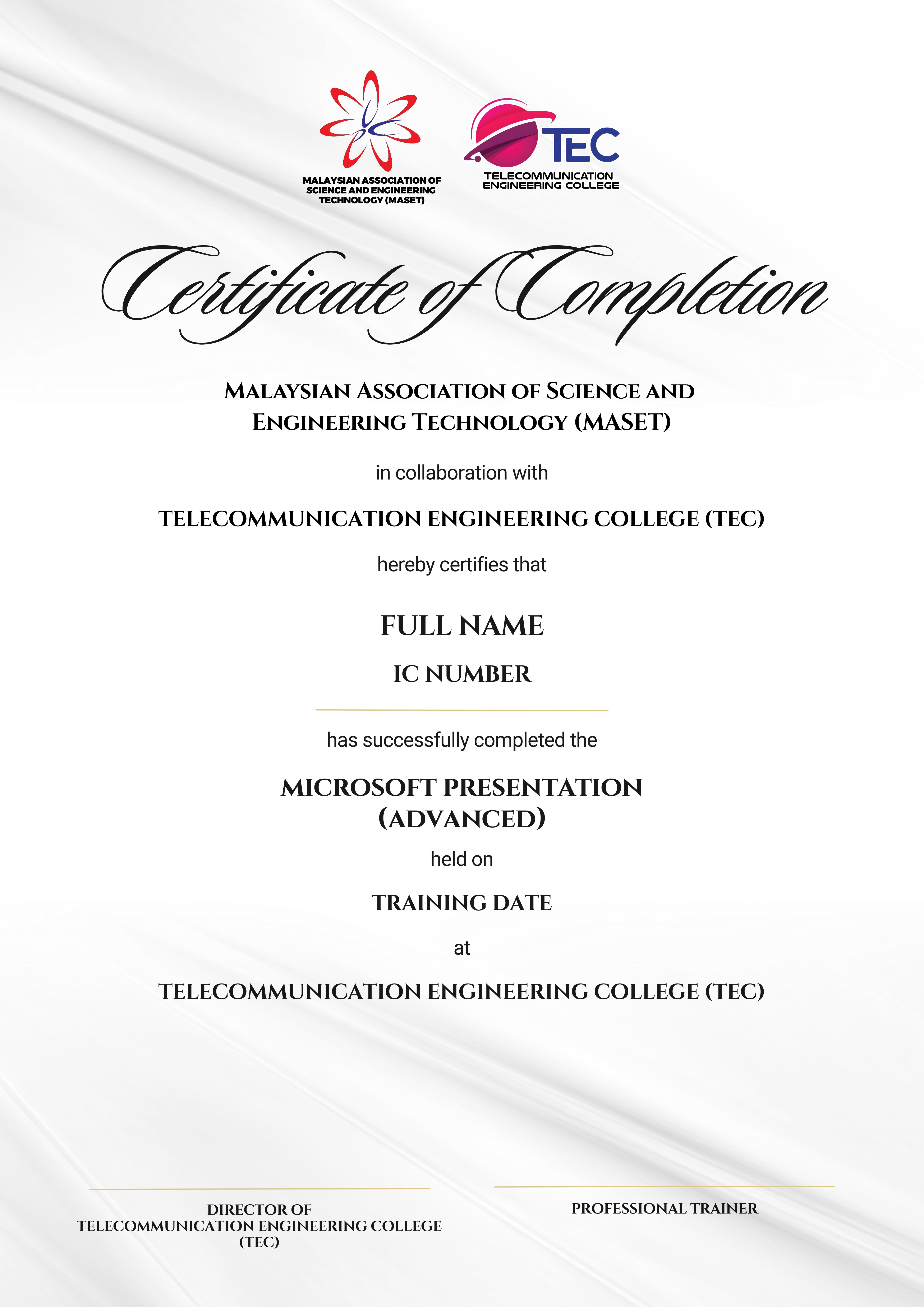 Certificate Image
